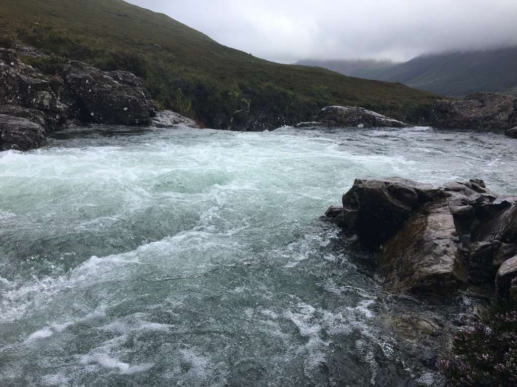 Skye Fairy Pools dog walk
