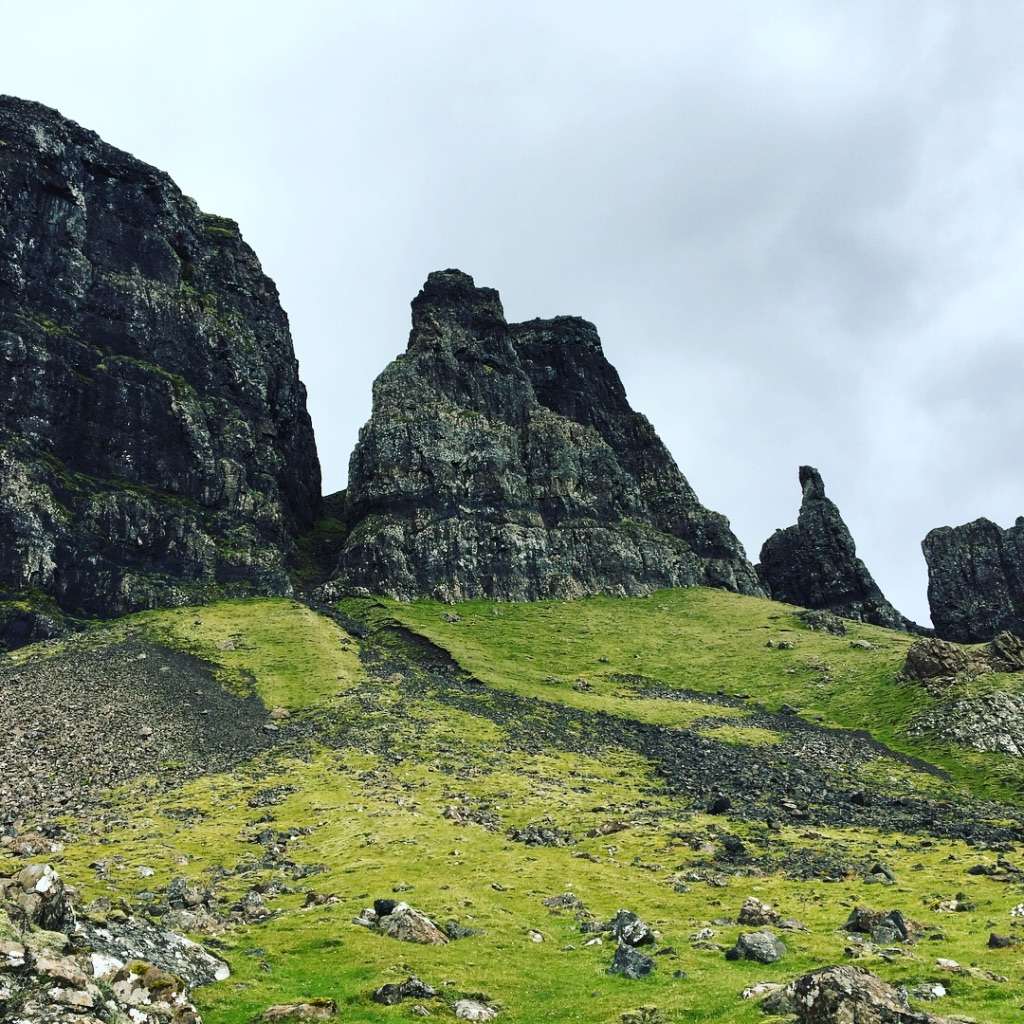 Quiraing dog walk Skye