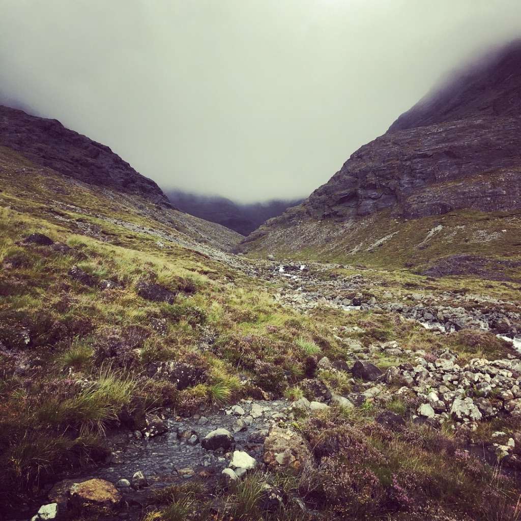 Skye Fairy Pools dog walk