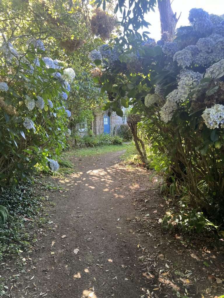 Pretty house on coastal path