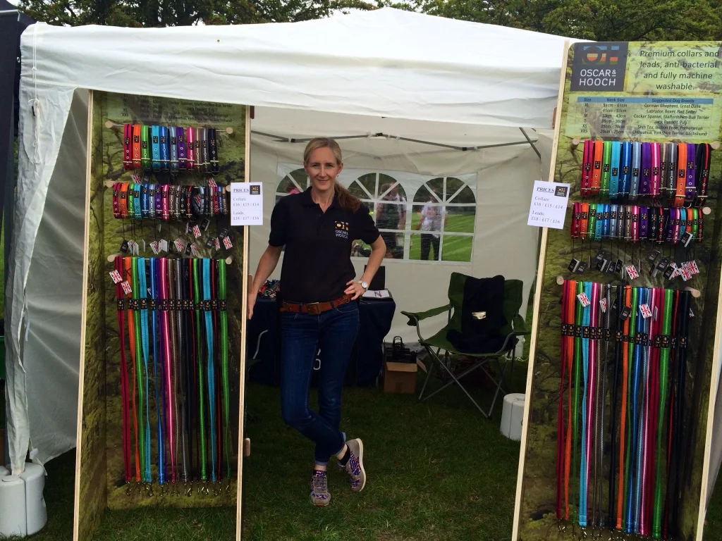 UK dog festivals , Oscar & Hooch at dog show