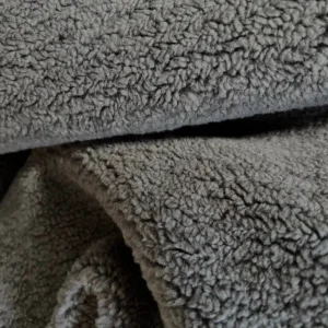 Stone Grey fleece dog blanket